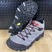 MERRELL Moab 3 Mid X JEEP Rubicon Hiking Vibram Shoes Mens Size 12.5 Grey Black