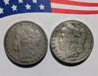 1900-O & 1900-O Morgan Silver Dollars, $2.00 face, 90% Silver, 125+ yrs. old