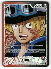 Sabo (004) (Alternate Art) OP13-004 Carrying On His Will One Piece Foil NM