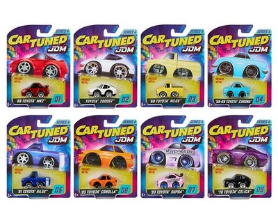 Car Tuned 1:64 JDM Tuners Series 4 Set of 8 Pcs 【Factory Sealed