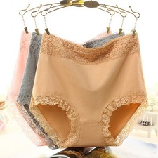 4X Women's High Waisted Underwear Tummy Control Anti-Bacterial Panties L-2XL
