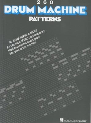 260 Drum Machine Patterns by Rene-Pierre Bardet PAPERBACK 9780881888874