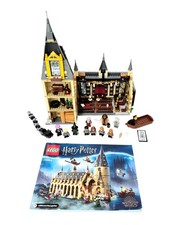 LEGO 75954 HP Hogwarts Great Hall Complete w/ Minifigures & Manual No Box