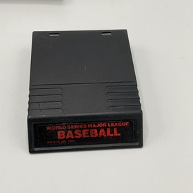 World Series Major League Intellivision ECS 1983 Mattel Edition Very Rare CiB