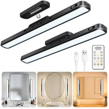 3W Mirror Lights with Remote Control,Eye-Friendly Magnetic Light Bar with Bat...