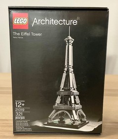 LEGO ARCHITECTURE: The Eiffel Tower (21019) Paris France Complete w Box & Manual