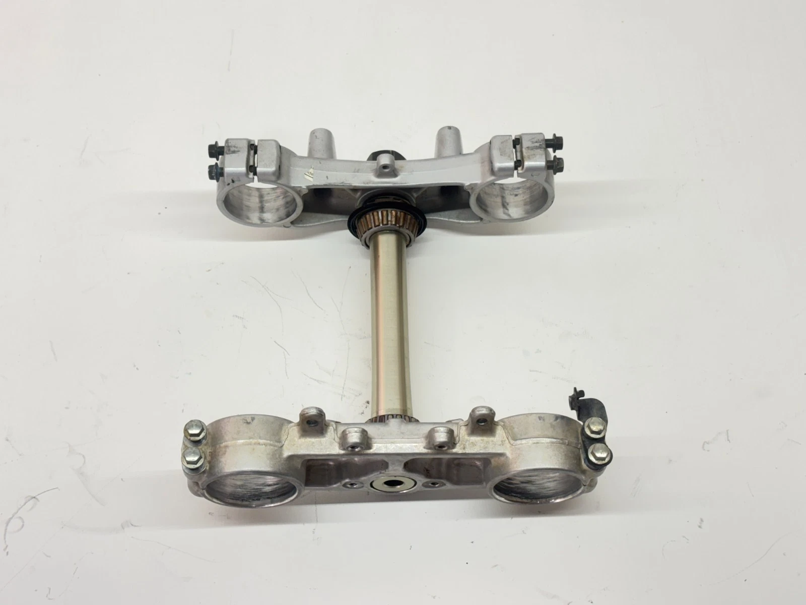 2000 Yamaha YZ125 Triple Clamp Tree Steering Stem Upper Lower 5HC-23435-00-00