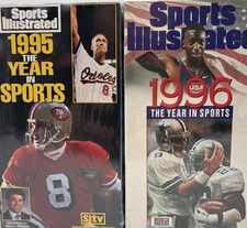 Sports Illustrated 1995 & 1996 The Year In Sports VHS Lot Video Tape New