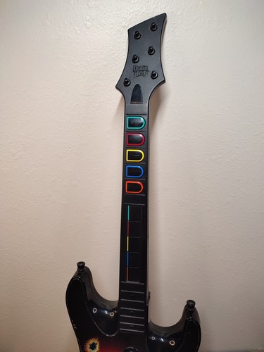 Red Octane Guitar Hero Sunburst Wireless Guitar PS2 Model: 95449.805 - No Dongle - Picture 7 of 21