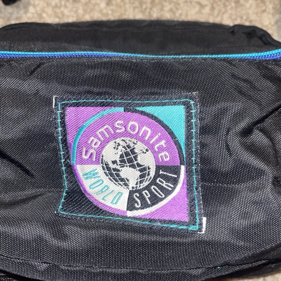 Bolso de hombro o cinturón Samsonite World Sport para cámara vintage negro Foto 2 de 4