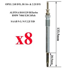 Bougies de préchauffage BMW 740