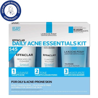 La Roche Posay Efflacar Daily Acne Essentials Kit - EXP Date 10 2027