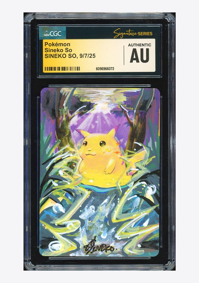 Pokémon TCG Base Set Pikachu Grade 10 Individual Collectible Card