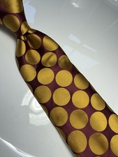 NWT IMANI UOMO MULTI COLOR POLKA DOTS STYLE PRINT SILK TOUCH NECK TIE  HANKY