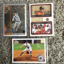 3 card lot David Wright 2010 Topps Chrome REFRACTOR 2011 DIAMOND New York Mets