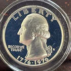 1976-S San Francisco Bicennintenial Silver Proof Washington Quarter Coin!