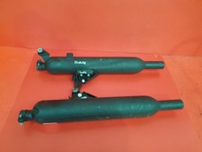 2025 TRIUMPH BONNEVILLE T120 BLACK EXHAUST TAIL PIPE PAIR