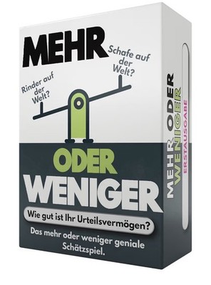 More or Less | Mehr Oder Weniger Kartenspie