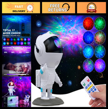 Galaxy Star Projector Light with 8 Color LED Nebula, Remote Control, Kids Room D