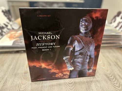 Michael Jackson HIStory 3 LP Vinyl Box Set 1995 First Pressing NM/NM MJ Vault
