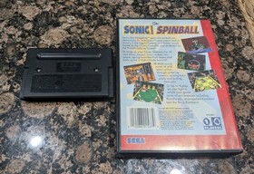 Sonic Spinball Sega Genesis - Game And Box Only - Tested, Works