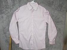 Charles Tyrwhitt Dress Shirt Mens 17 35 Non Iron Slim Fit Red Blue Check