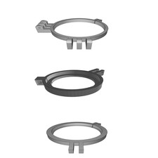 Supporto Flip Doppio Diottro per Nauticam Macro Port INON Foto Subacquea 3D