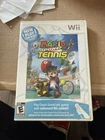 Wii Mario Power Tennis CIB Game Box Manual