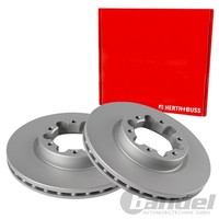 2X Herth+Buss 290Mm Bremsscheiben Vorne Passend FüR Nissan Atleon Cabstar NT400