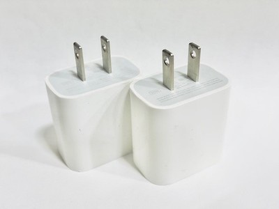 2 Pack - Genuine OEM Apple 20W USB-C Fast Charger Wall Power Adapter