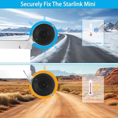 Starlink Mini Halterung für Auto, Starlink Mini Zubehör, Saugnapf - Bild 6 von 8