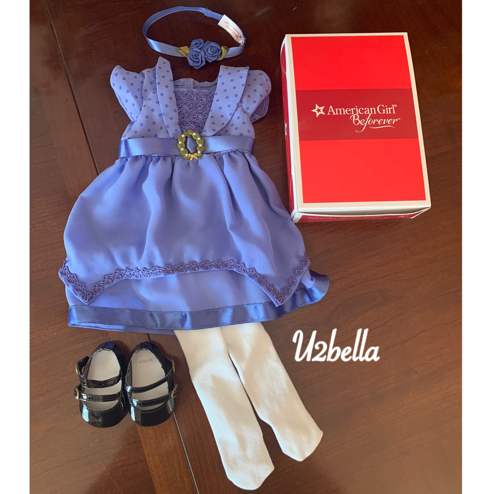 american girl rebecca holiday dress