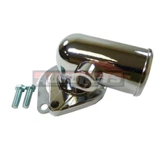 BB Ford FE Chrome Steel Water Neck Thermostat 390 428 Housing Gasket Bolts BBF