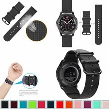For Samsung Galaxy Watch 3 45mm/46mm / Gear S3 Classic/Frontier Nylon Band Strap
