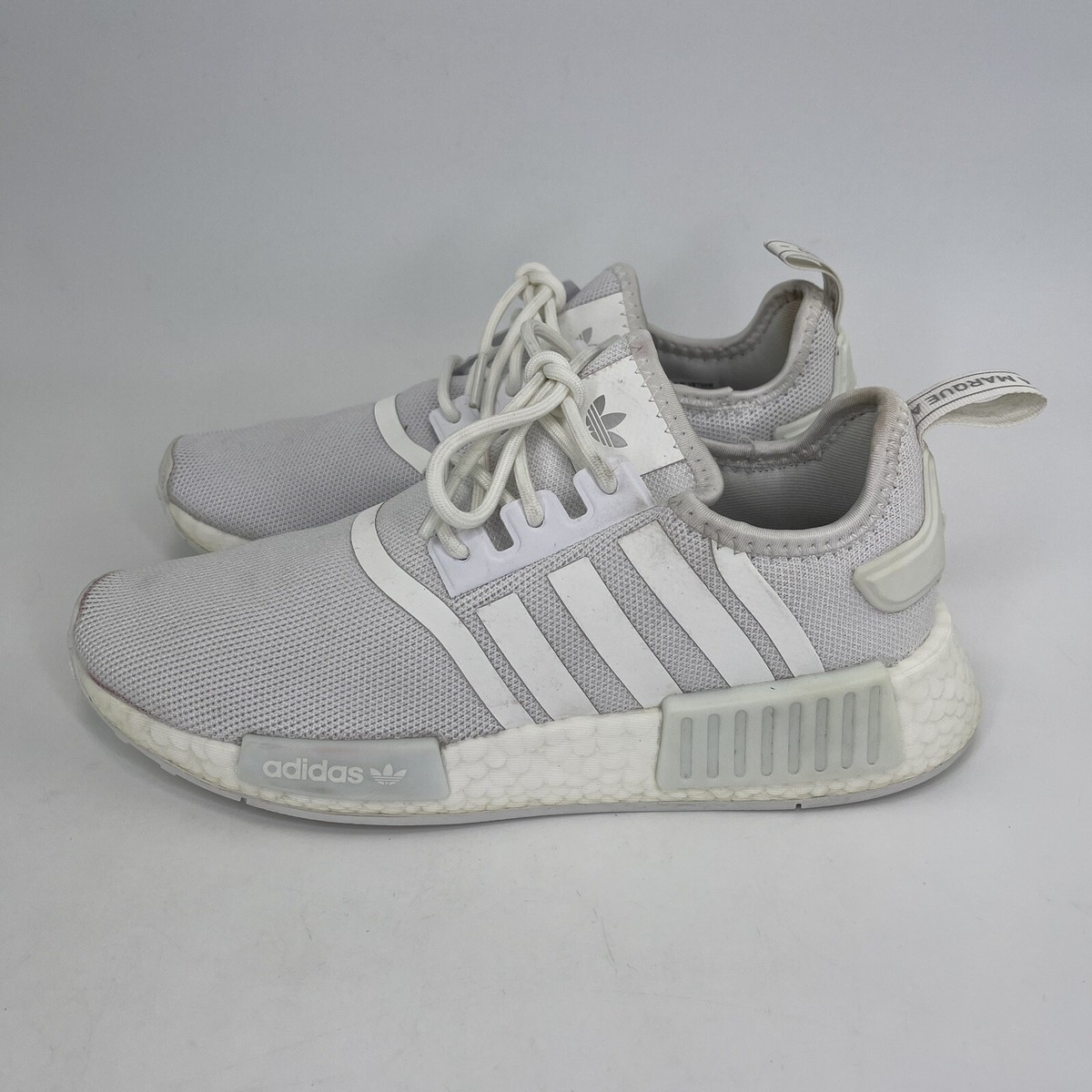 Adidas Originals NMD R1 Shoes White Casual Athletic Sneakers Women’s Sz