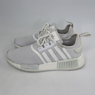 Adidas Originals NMD R1 Shoes White Casual Athletic Sneakers Women s Sz 7