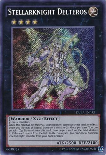 Yugioh! LP Stellarknight Delteros - DUEA-EN053 - Secret Rare - Unlimited Edition