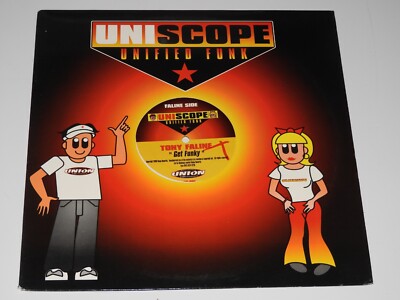 HUDA HUDIA one funky fresh dj TONY FALINE get funky 12'' RECORD BREAKBEAT BREAKS