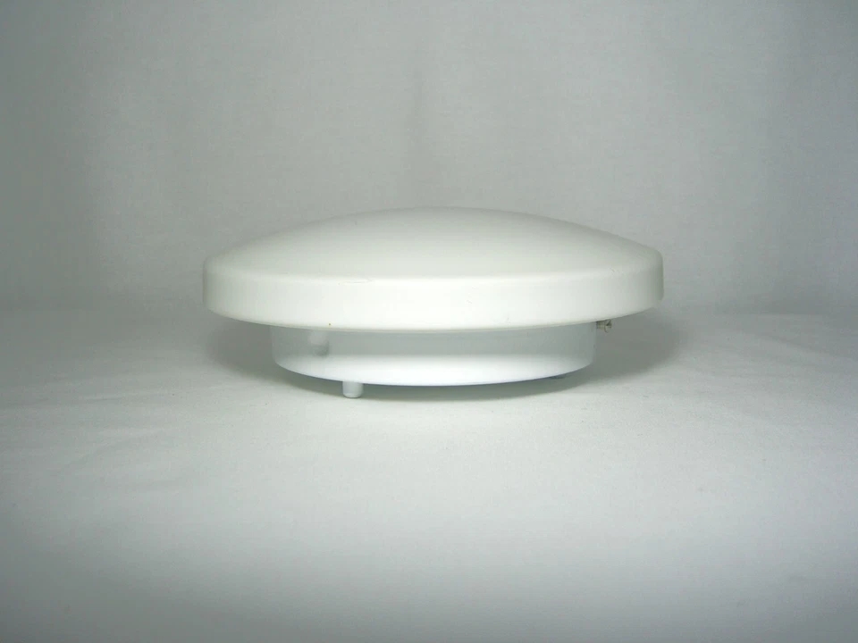 Aplique, Moderno Mediados de Siglo, Post Moderno, Plafón, Lámpara de Pared, Vidrio Opalino Foto 4 de 4