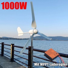 Kit turbina eolica 1KW 3 pale 12v 24v 48V generatore eolico con regolatore MPPT