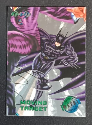 1995 Fleer Metal Batman Forever Silver Flasher #64 Moving Target