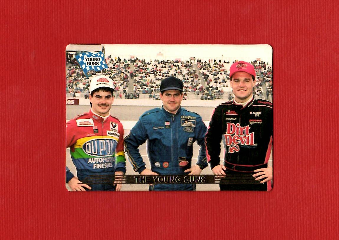 JEFF GORDON 1993 ACTION PACKED YOUNG GUNS RACING CARD #156 LABONTE WALLACE RC