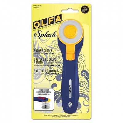 Olfa Splash Rotary Cutter 45mm Navy