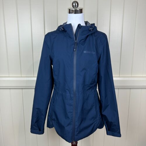 Mountain Designs Waterproof Rain Jacket Women's Size 6US 10UK Blue
