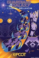 Disney Epcot Guardians of the Galaxy 11" X 16" Collector's Poster