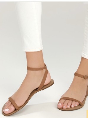 leather ankle strap sandals