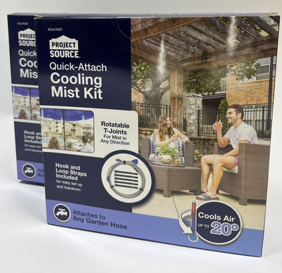 Project Source Set of Two Quick-Attach Cooling Mist Kit #3649681 Kids, Party