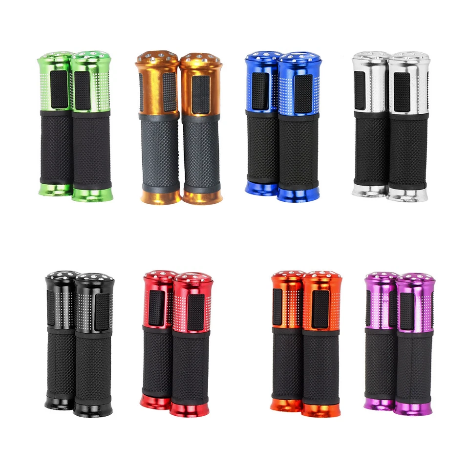 7/8'' 22mm Soft Rubber Handlebar Grip Anti Skid For Kawasaki NINJA400 ZX6R ZX10R - Image 3 of 4