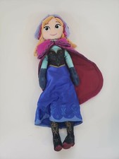 DISNEY STORE 16" FROZEN ANNA PLUSH DOLL STUFFED ANIMAL TOY PRINCESS EUC