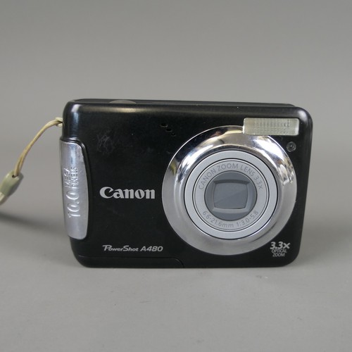 Canon PowerShot A480 Digital Camera Black 228 eBay